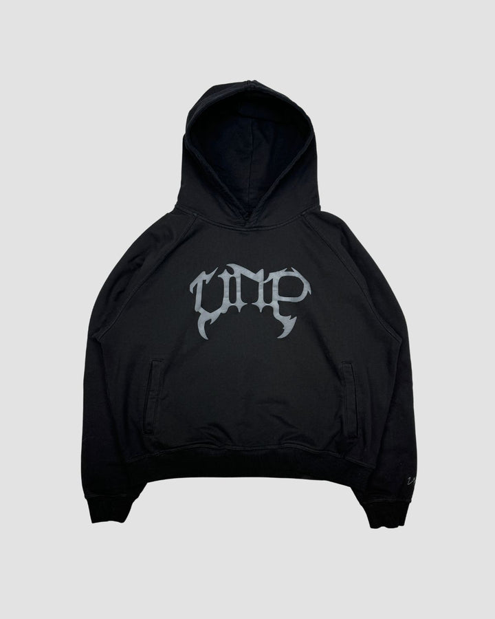 Black Monochrome Hoodie