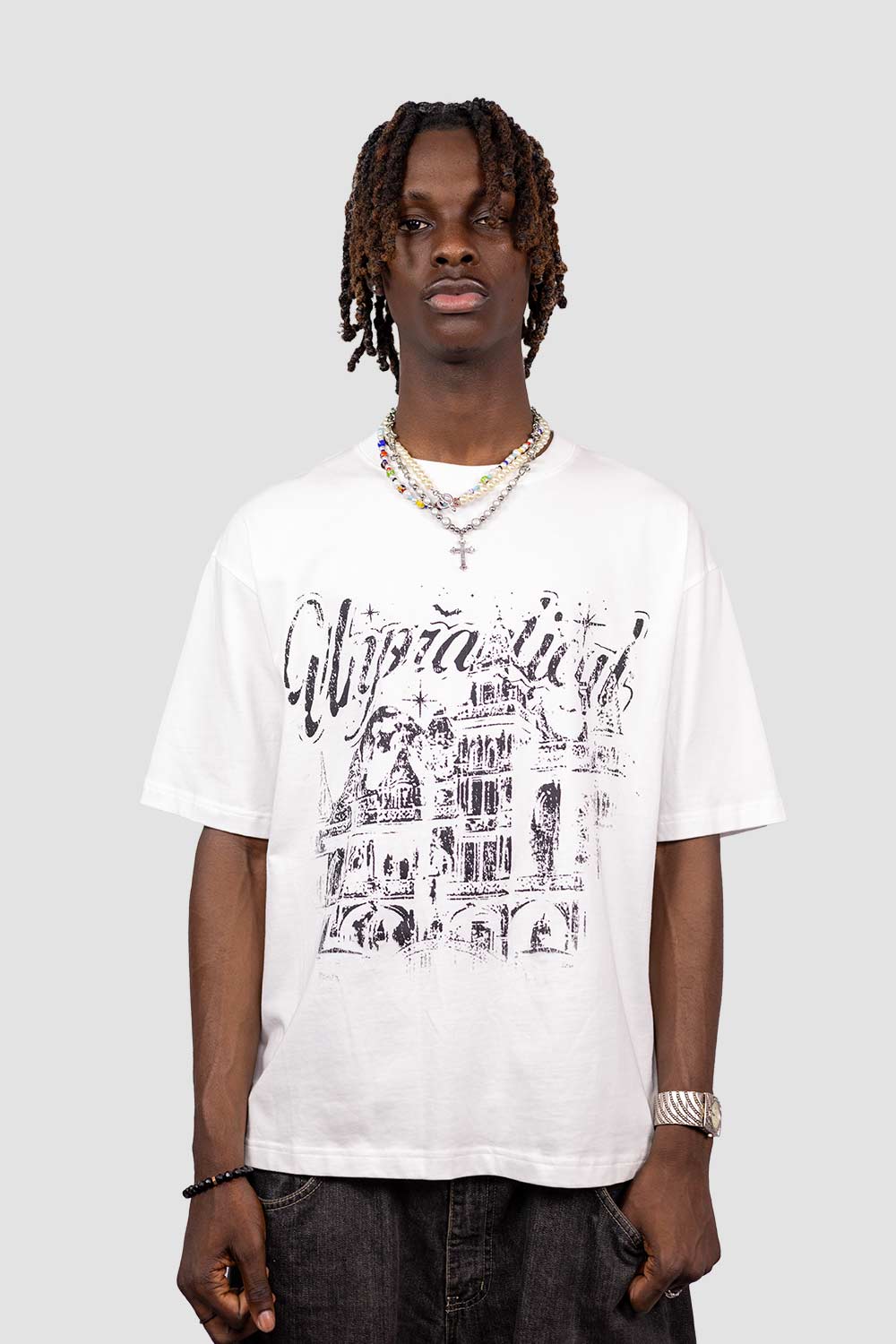 Silent Night White Tee