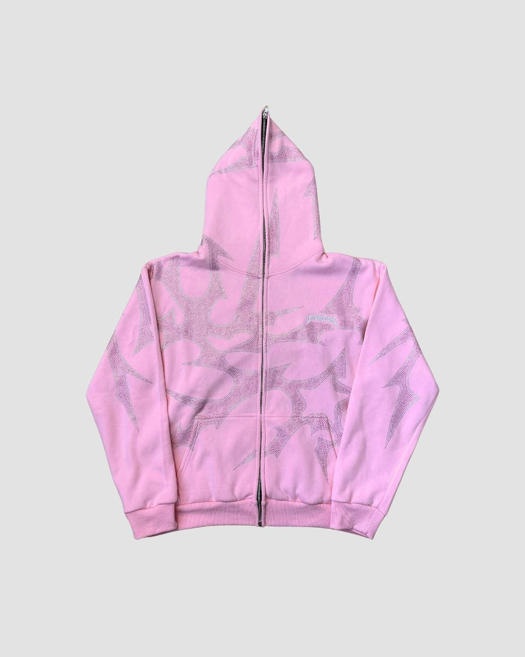 THORNS ZIP HOODIE PINK