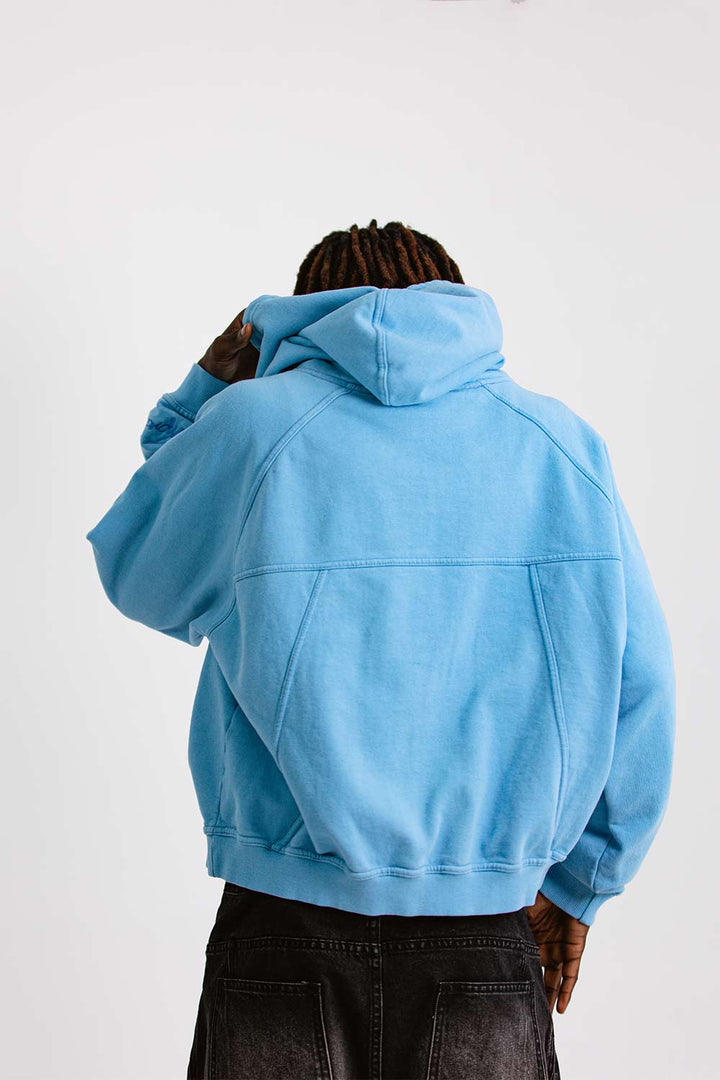 Blue Monochrome Hoodie