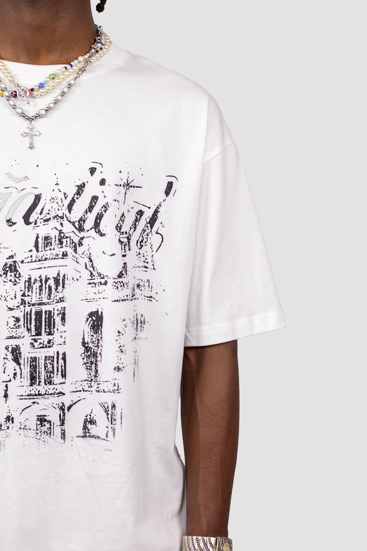 Silent Night White Tee